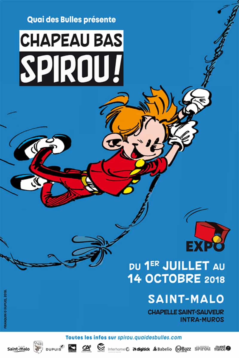 Exposition Chapeau Bas Spirou à Saint-Malo