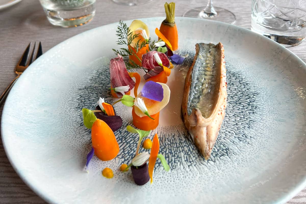Repas poisson hôtel le nouveau monde st malo