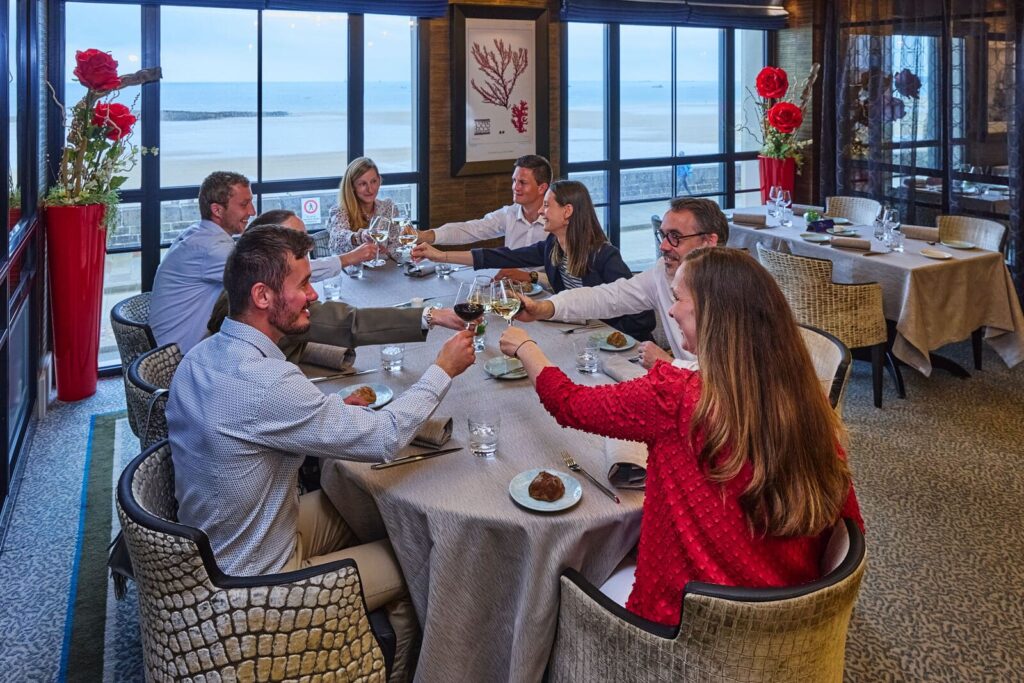 repas vue mer durant votre séminaire