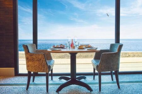 Table restaurant saint malo vue mer